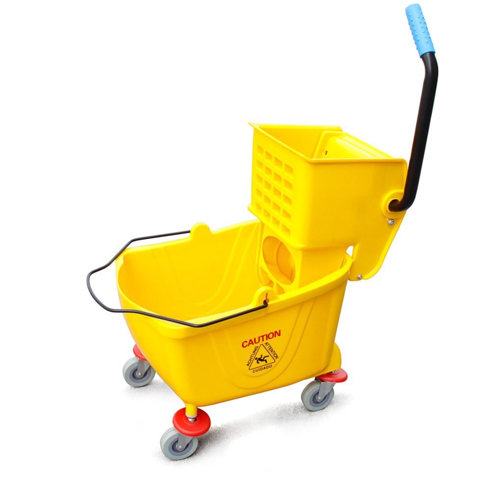 36L Yellow Mopping Pail / Industrial Mop Bucket (M) Shopee Malaysia