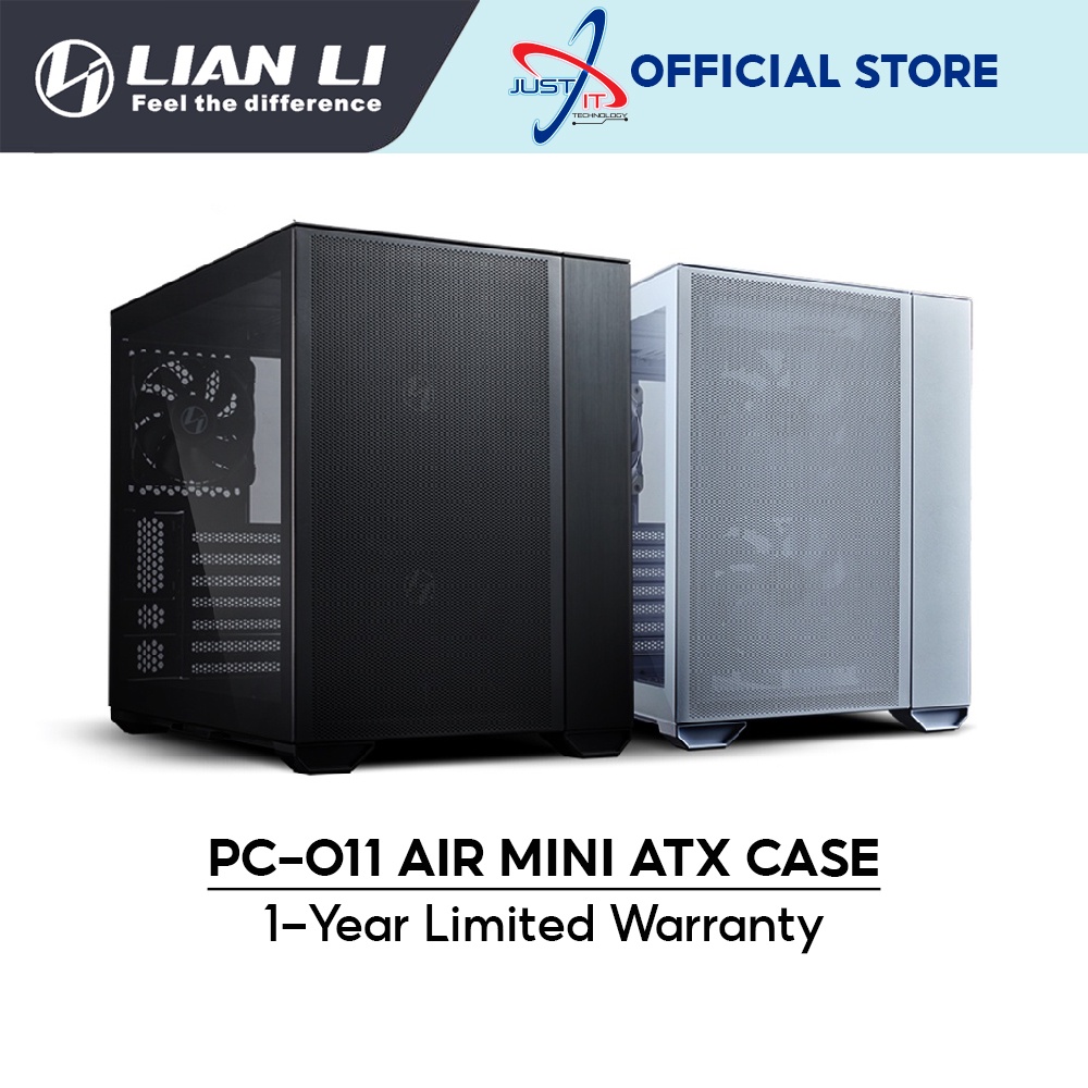 LIAN LI PC-O11 Air Mini ATX (Black / White) | Shopee Malaysia