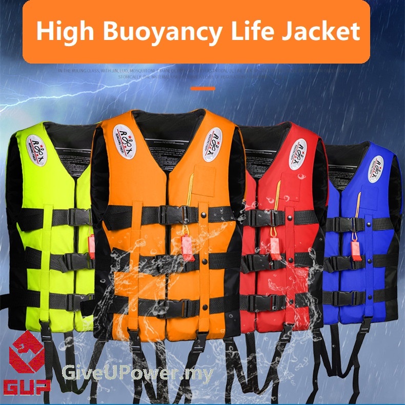 Life Vest Jacket Kids Adults Marine Safety Life Jacket For Outdoor Water Sport Fishing Swimming