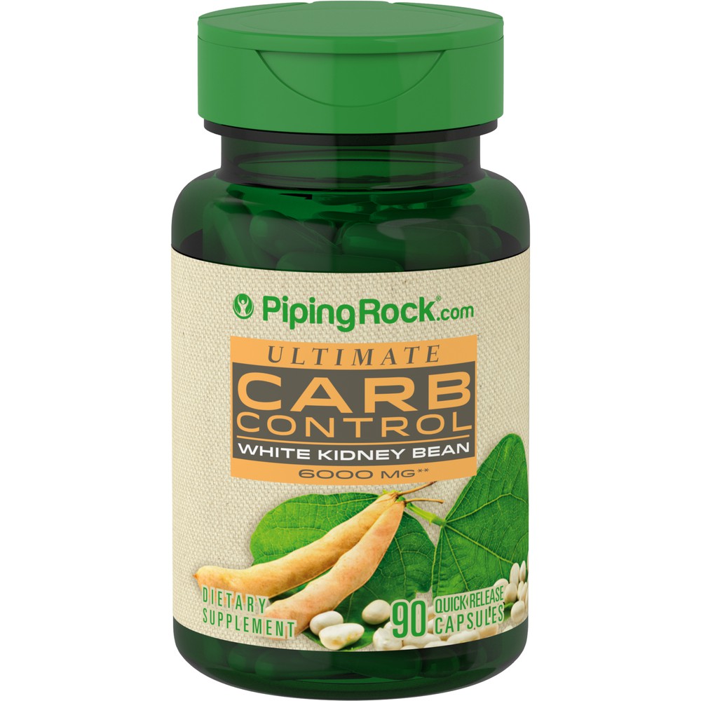 Carbohydrate Blocker, Carb Control White Kidney Bean 6000 mg, 90