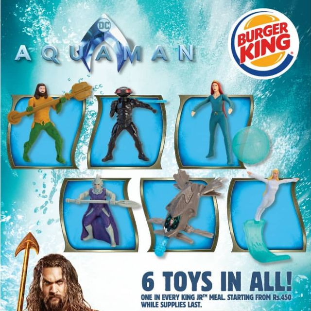 aquaman toys burger king