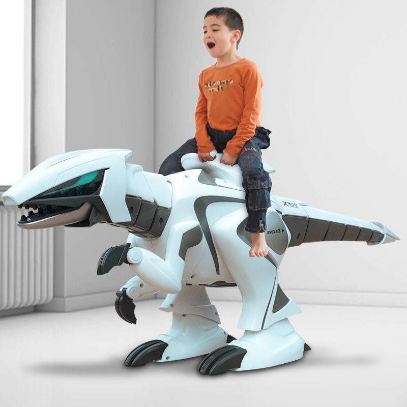 Intelligent Robot Plastic Electronic White Dinosaur Remote Control Toy