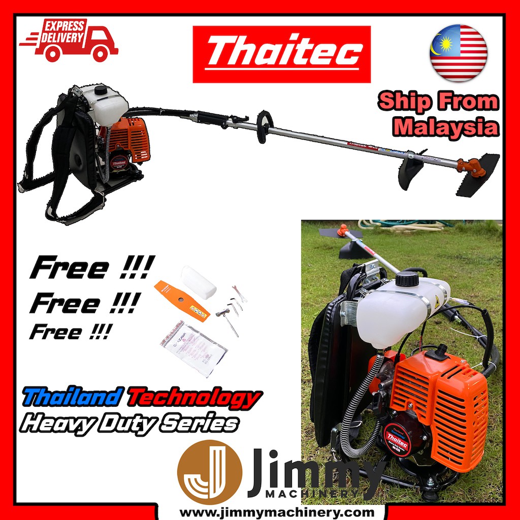 Thaitec Brush Cutter Bg328 Mesin Potong Rumput Contractor Series Heavy Duty