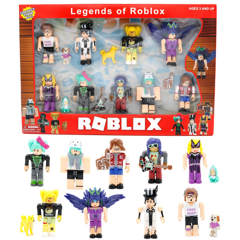 6pcs Set Pvc Roblox Figma Oyuncak Action Figure Toys Shopee Malaysia - 