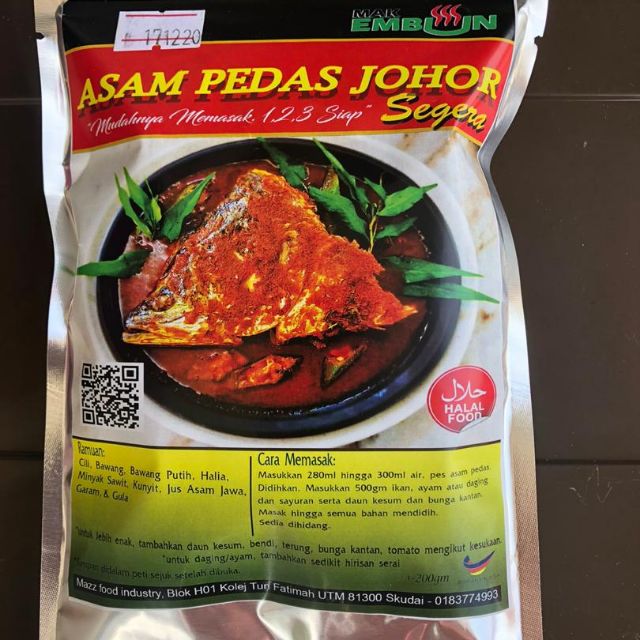 Resepi Asam Pedas Johor Guna Ikan Salmon Tinggi Kandungan Omega 3