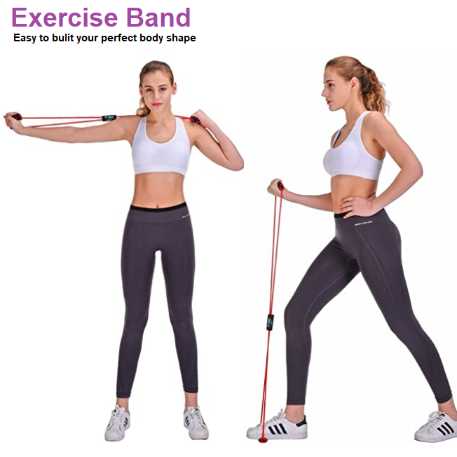 Elastic Pull Rope Strength Resistance Bands Fitness Tool Exercise Equipment