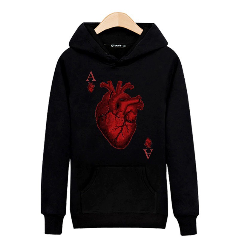 red hoodie mens designer