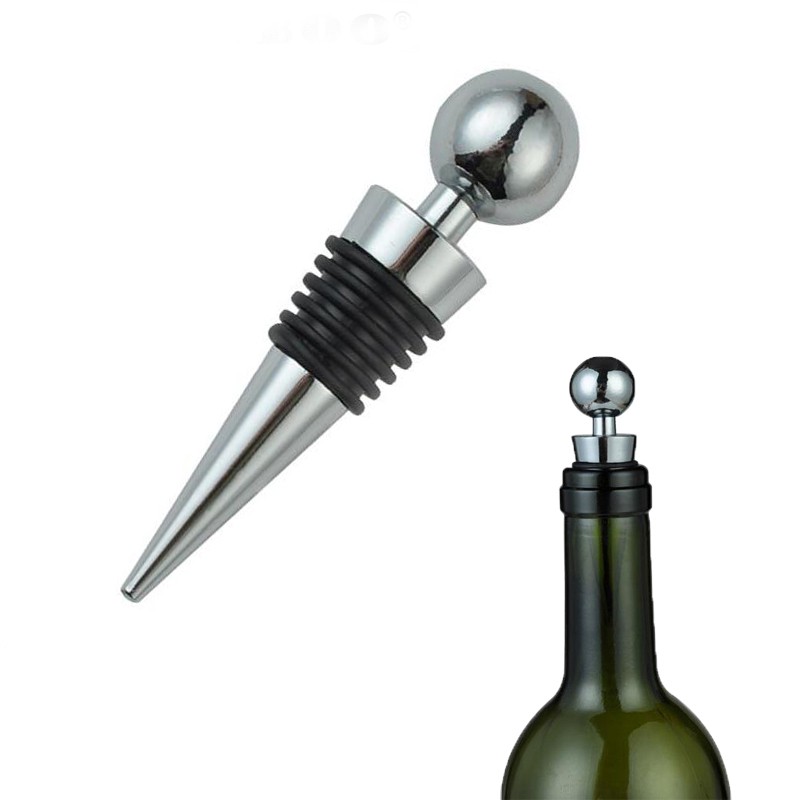 Various Colors Wine Stoppers for Wine Bottles 8 Pcs RAIINIESTTAR Wine Stoppers Stainless Steel Wine Stopper with Handle Top Reusable Silicone Beverage and Wine Bottle Stoppers 