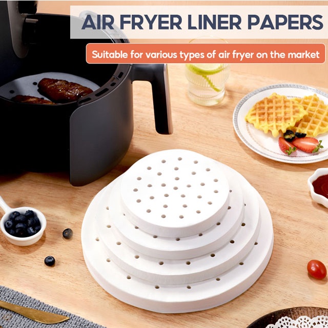 Air Fryer Parchment Sheets Perforated NO STICK Air Fryer World Pack