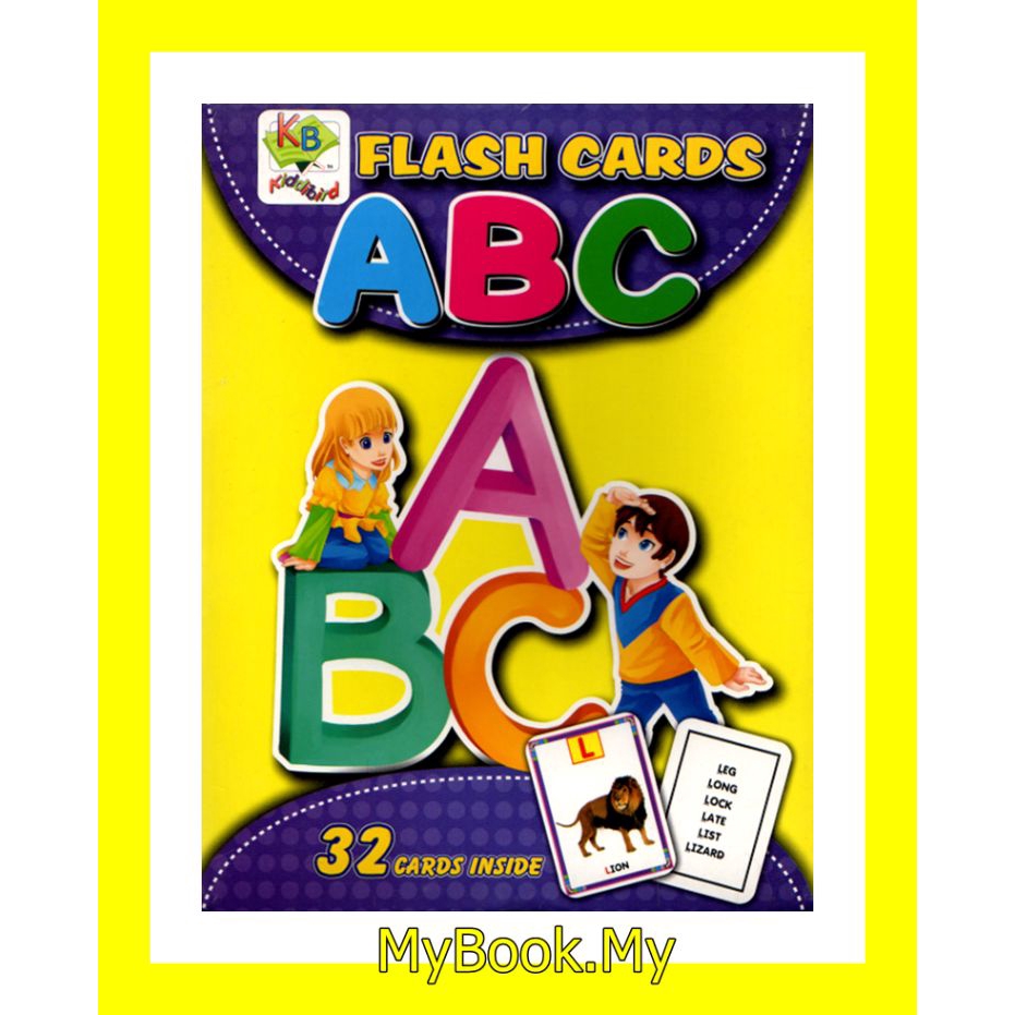 MyB Kad Imbasan Kad Imbas Flash Card - ABC (English) 32 Keping ...