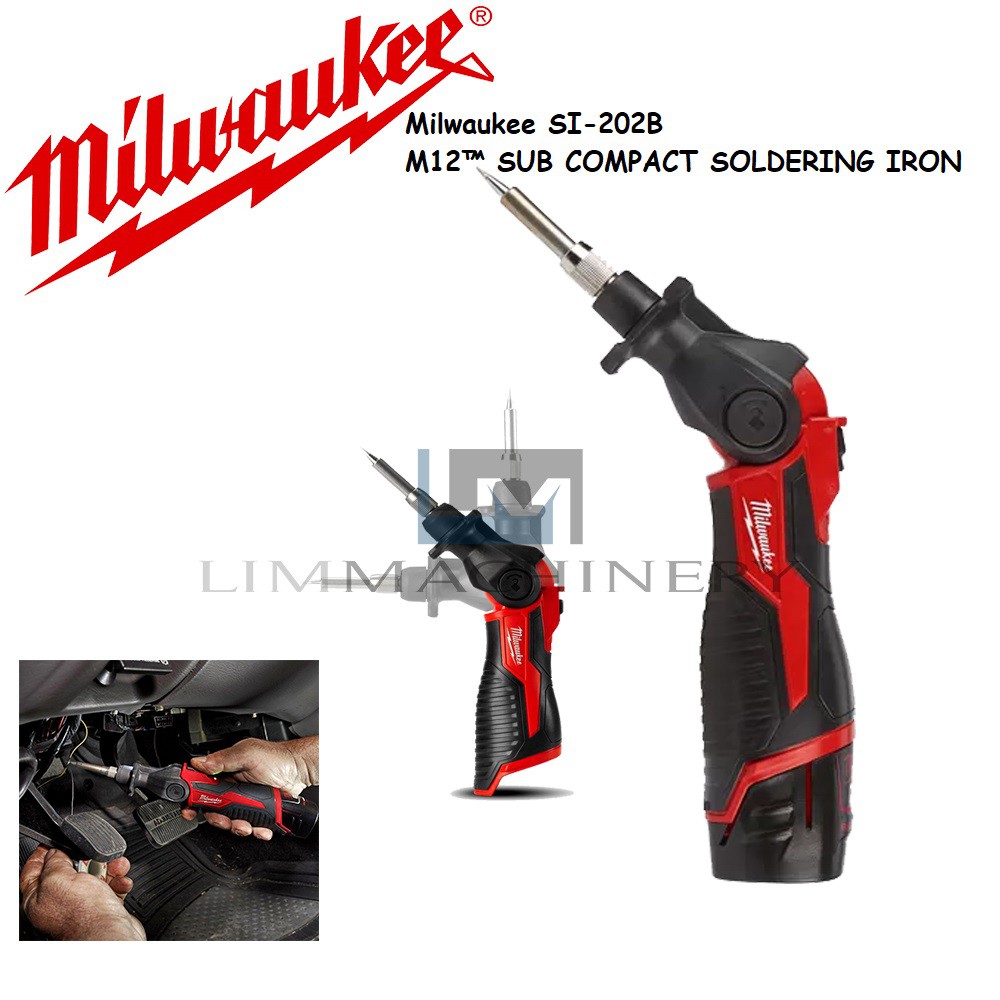 Milwaukee M12SI0 12V LiIon Cordless Soldering Iron with M12 2.0