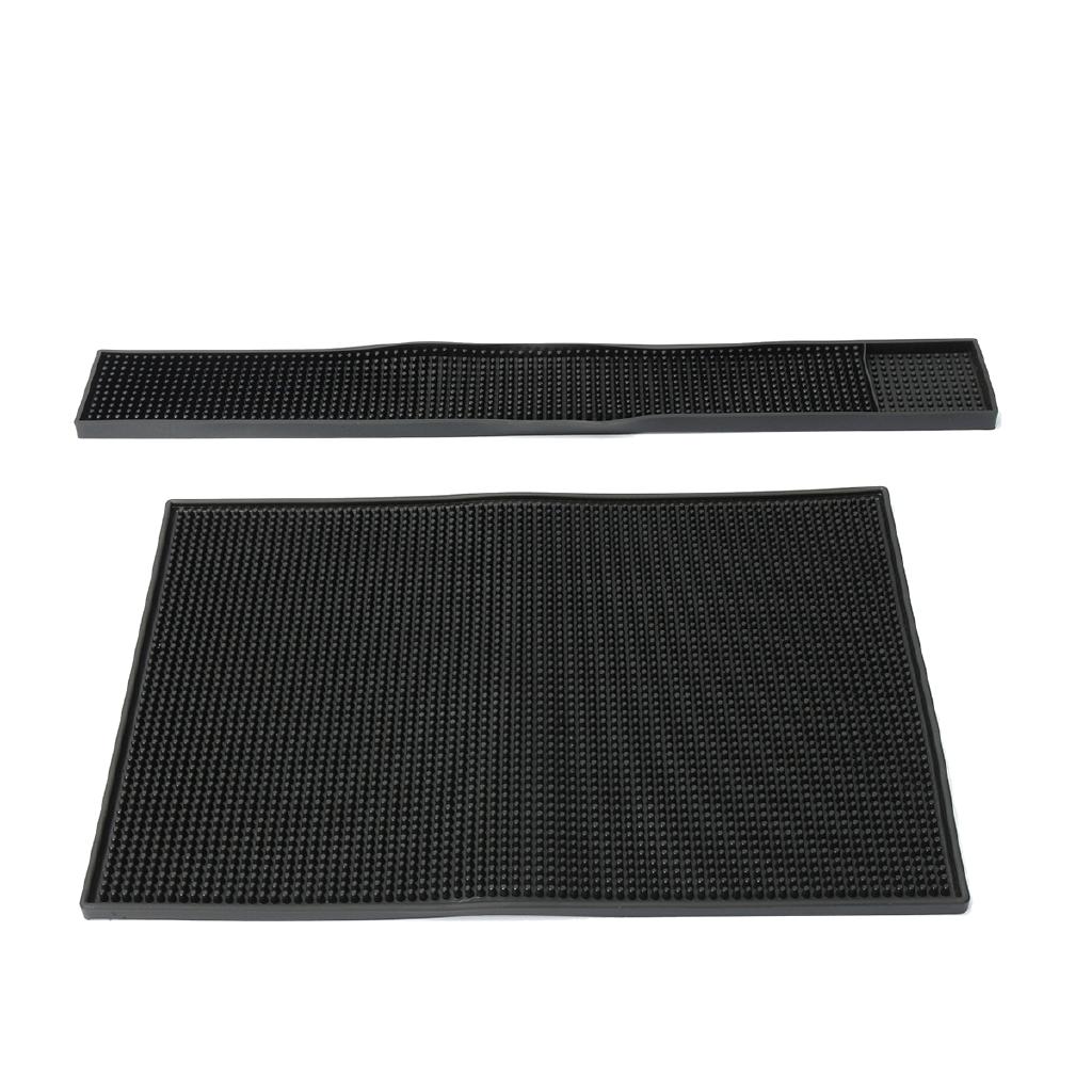 Rubber Service Bar Mat Heavy Duty Drip Backed Mats Runner For Home Bar