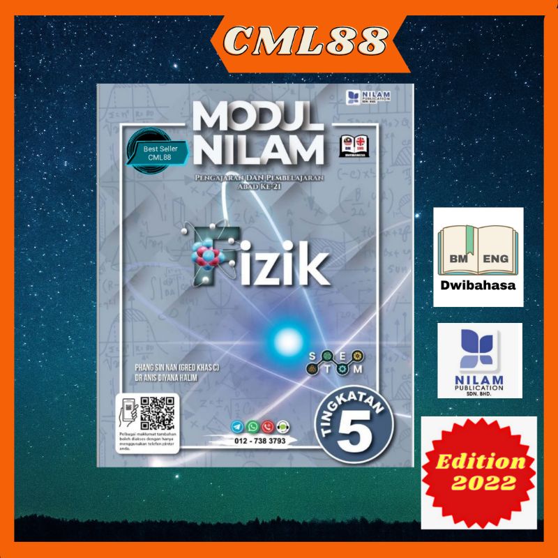 Cml88 Modul Fizik Ting 5 Dwibahasa Kssm 2022 Nilam Shopee Malaysia