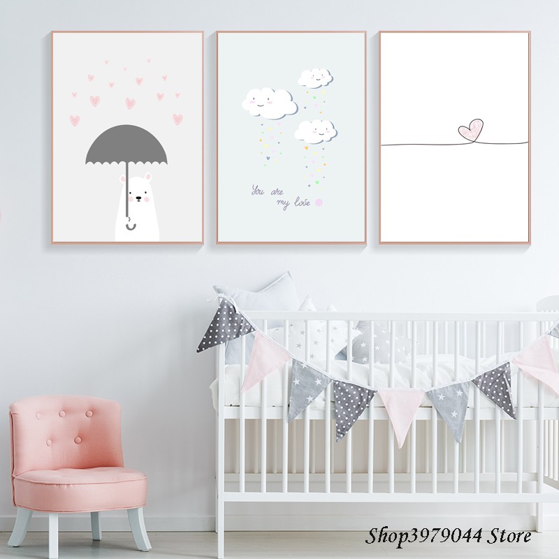 scandinavian baby room decor