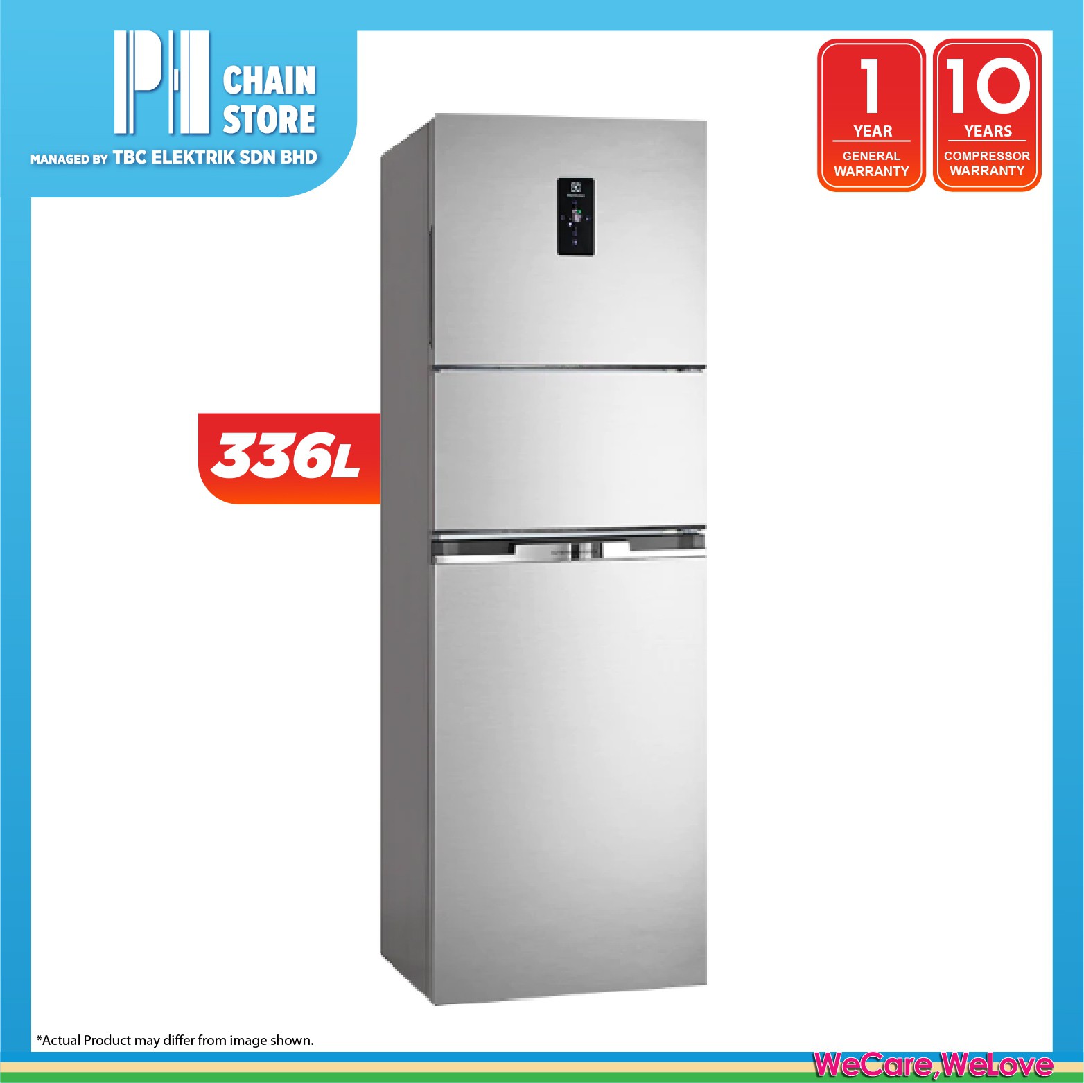 Electrolux Eme3700h A 363l Nutrifresh Inverter Top Mount Multi Door Fridge Refrigerator Courier Service Shopee Malaysia