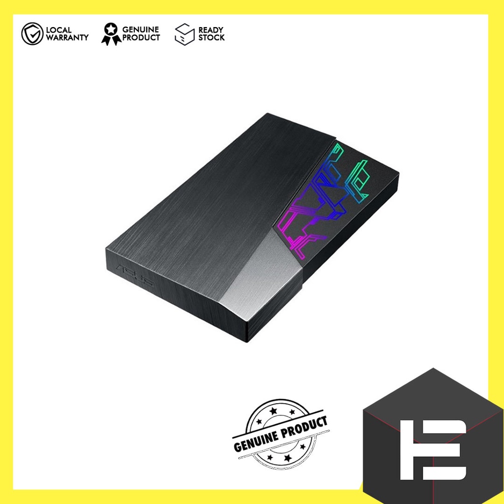ASUS FX 1TB / 2TB RGB USB 3.1 EXTERNAL HARD DRIVE ( EHDA1T / EHDA2T