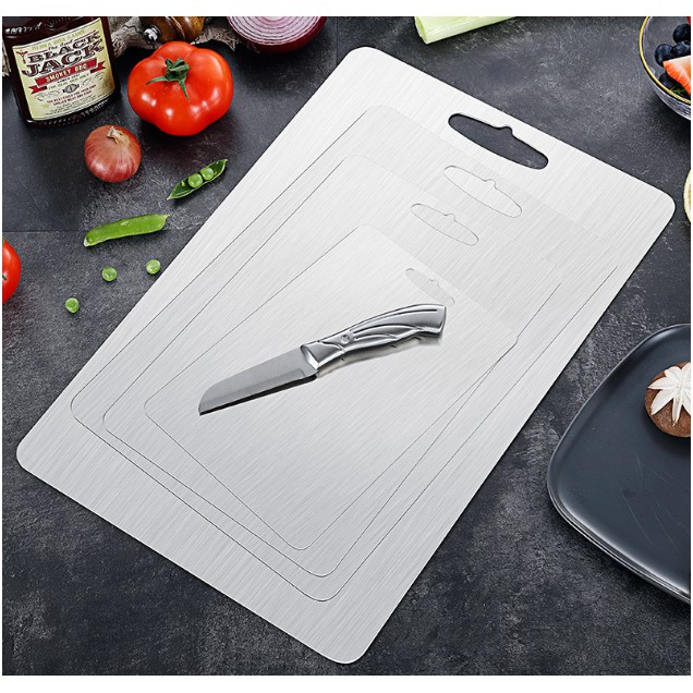 Extra Large (46cm x 30cm) 304 Food Grade Stainless Steel Cutting Board