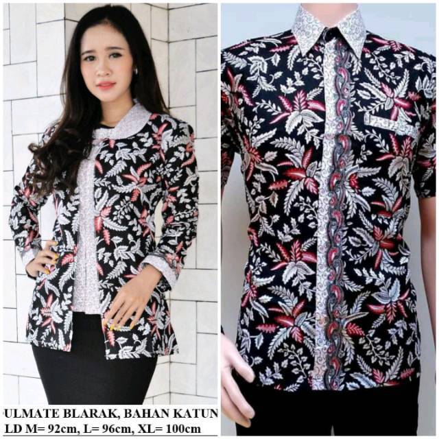 Buy Couple Batik Modern Motif Red And White Diamond Seetracker Malaysia