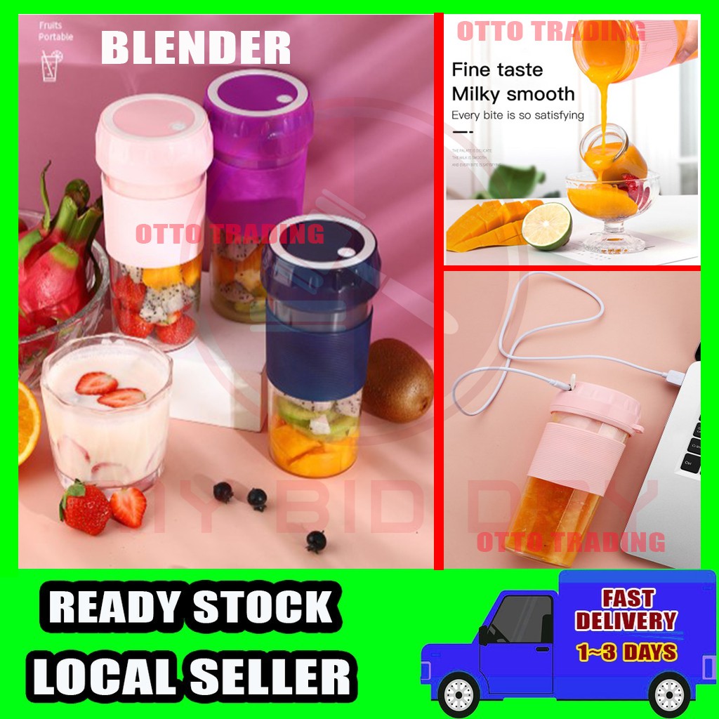 Otto-Blades Portable Electric Juice Blender Fruit Juicer Juice Maker Mini Cup Bottle Mixer 搅拌机