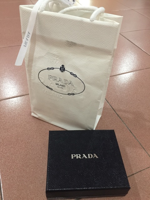 prada paper bag