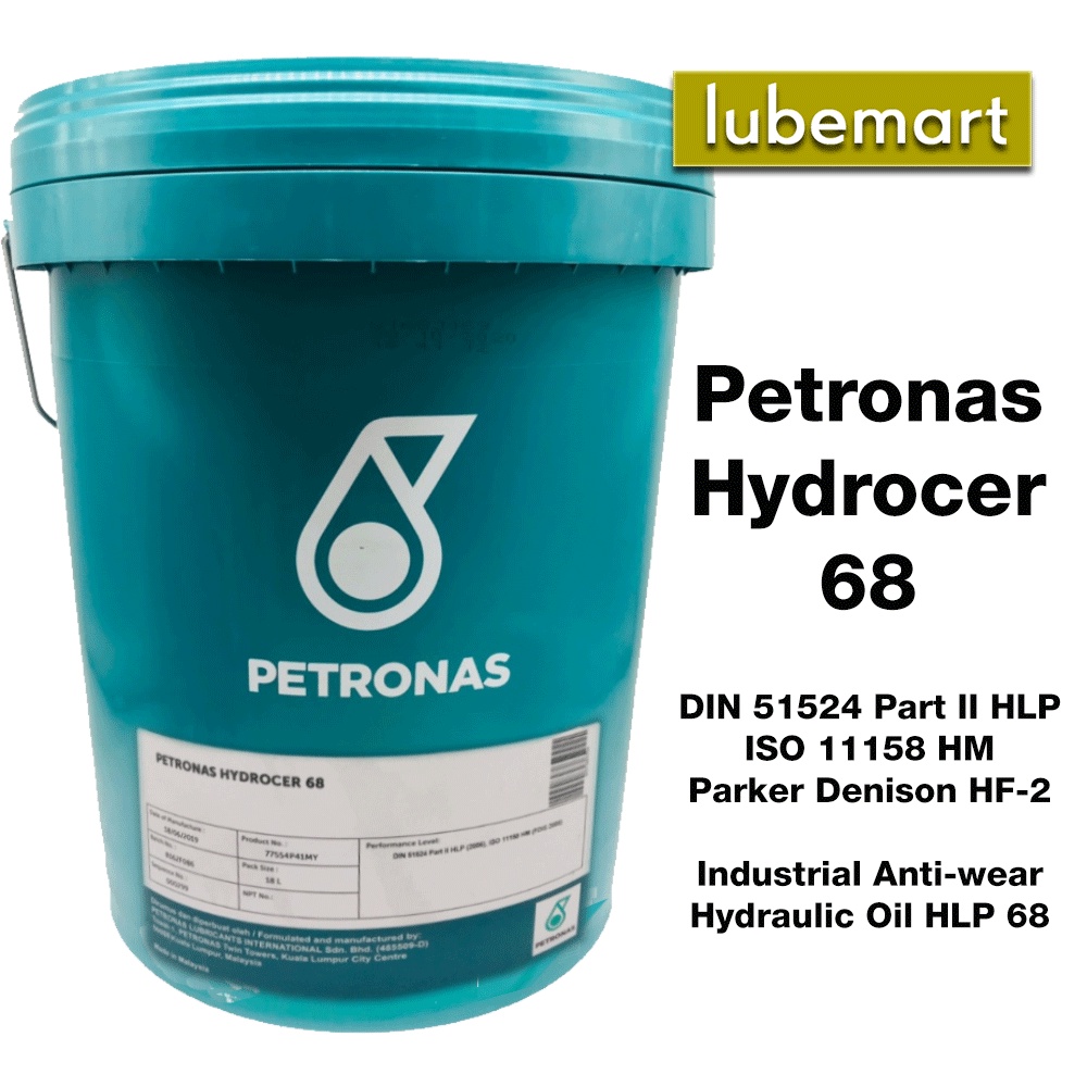 Hydraulic Oil 68 PETRONAS HYDROLIC OIL HYDROCER 68 (18 LITERS