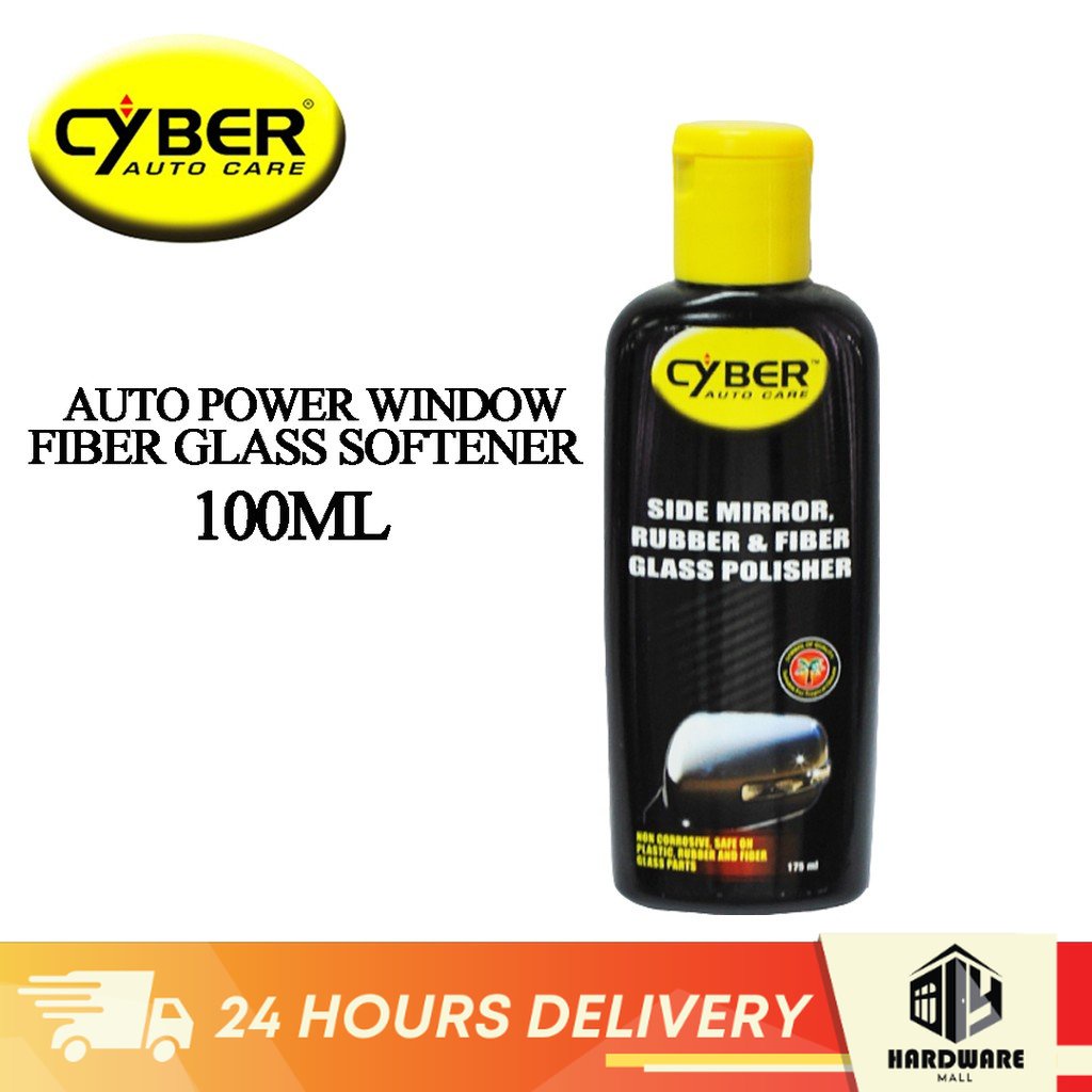 175ml Cyber Rubber & Fiber Glass Polish Coating Side Mirror Plastic