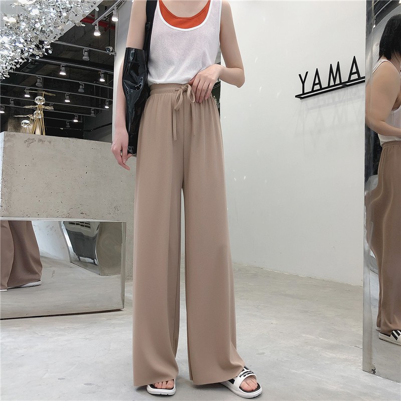 Floor Dragging Wide Leg Pants Women S Summer Loose Long