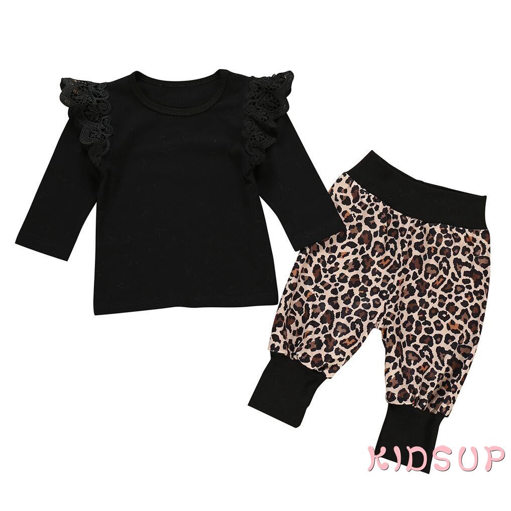 girls leopard print tracksuit