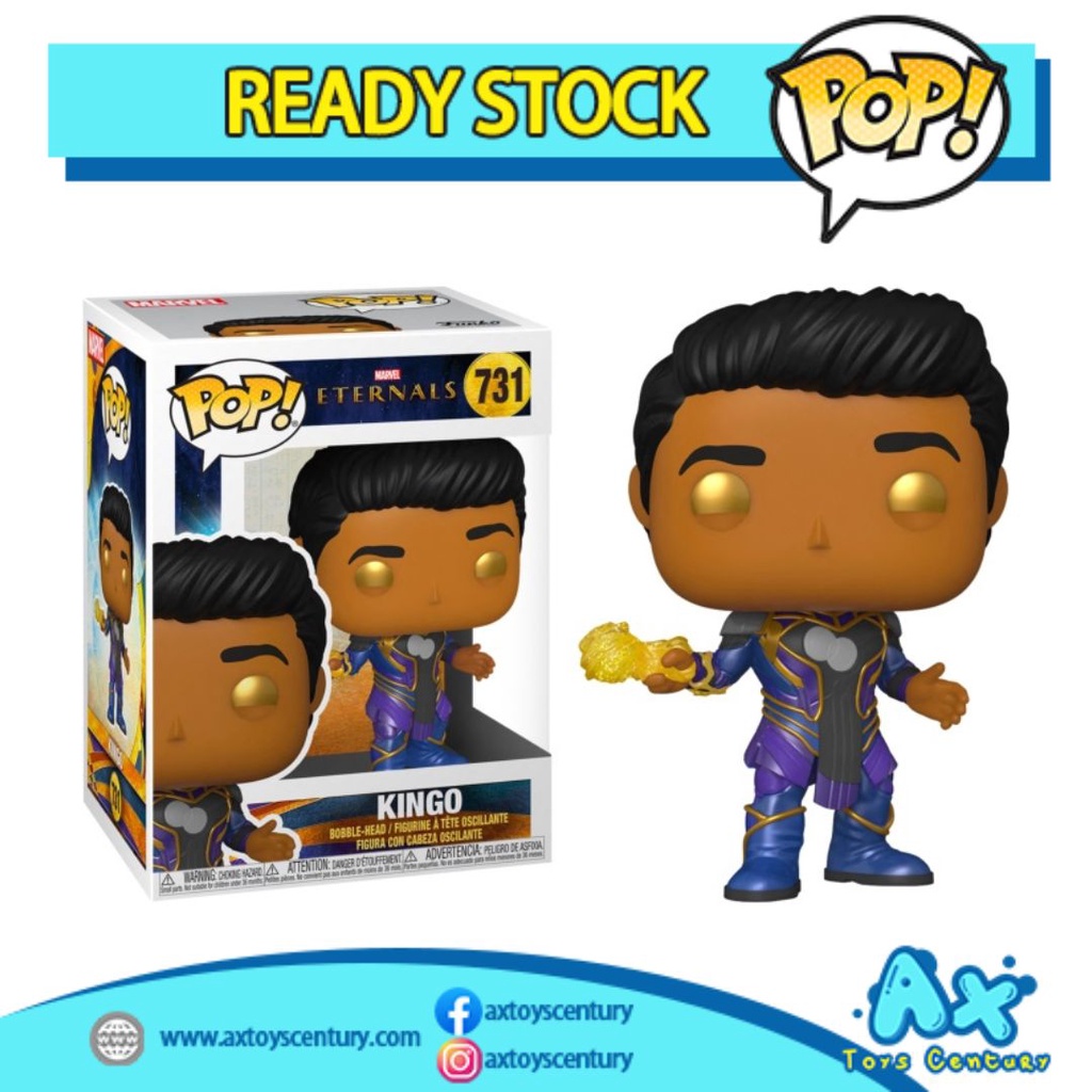 Funko Pop! Marvel The Eternals - Kingo #731 100% Genuine
