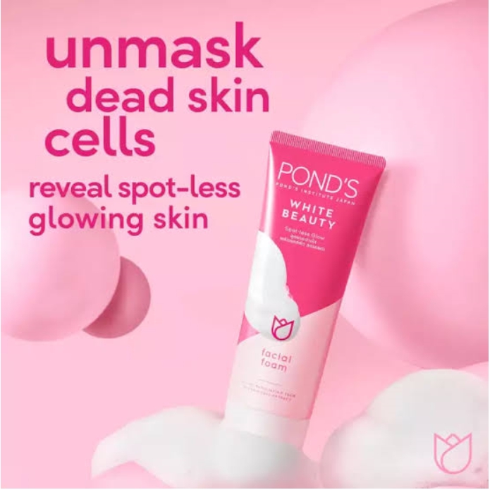ponds pink facial foam