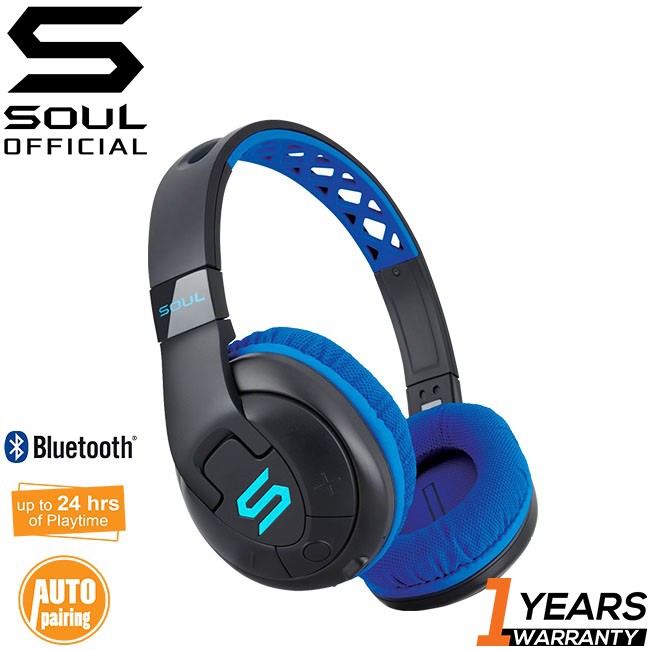Soul X-Tra Performance Bluetooth Over-Ear Headphones For Sports