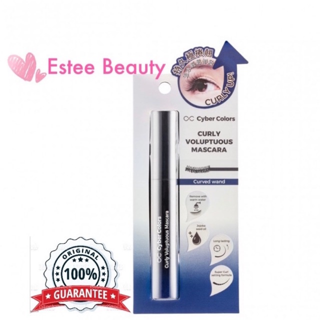 CYBER COLORS CURLY VOLUPTUOUS MASCARA (BLACK) 9.5G Shopee Malaysia