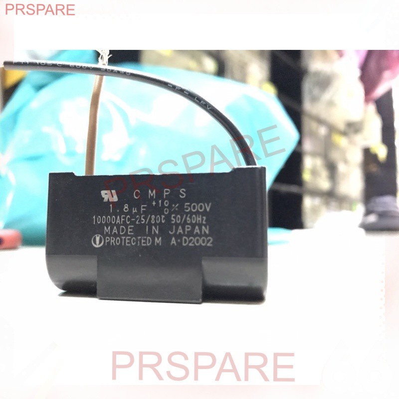 PANASONIC 1.8 uf 500 v ORIGINAL CEILING FAN CAPACITOR CONDENSOR µF 1.8uf 500v Shopee Malaysia