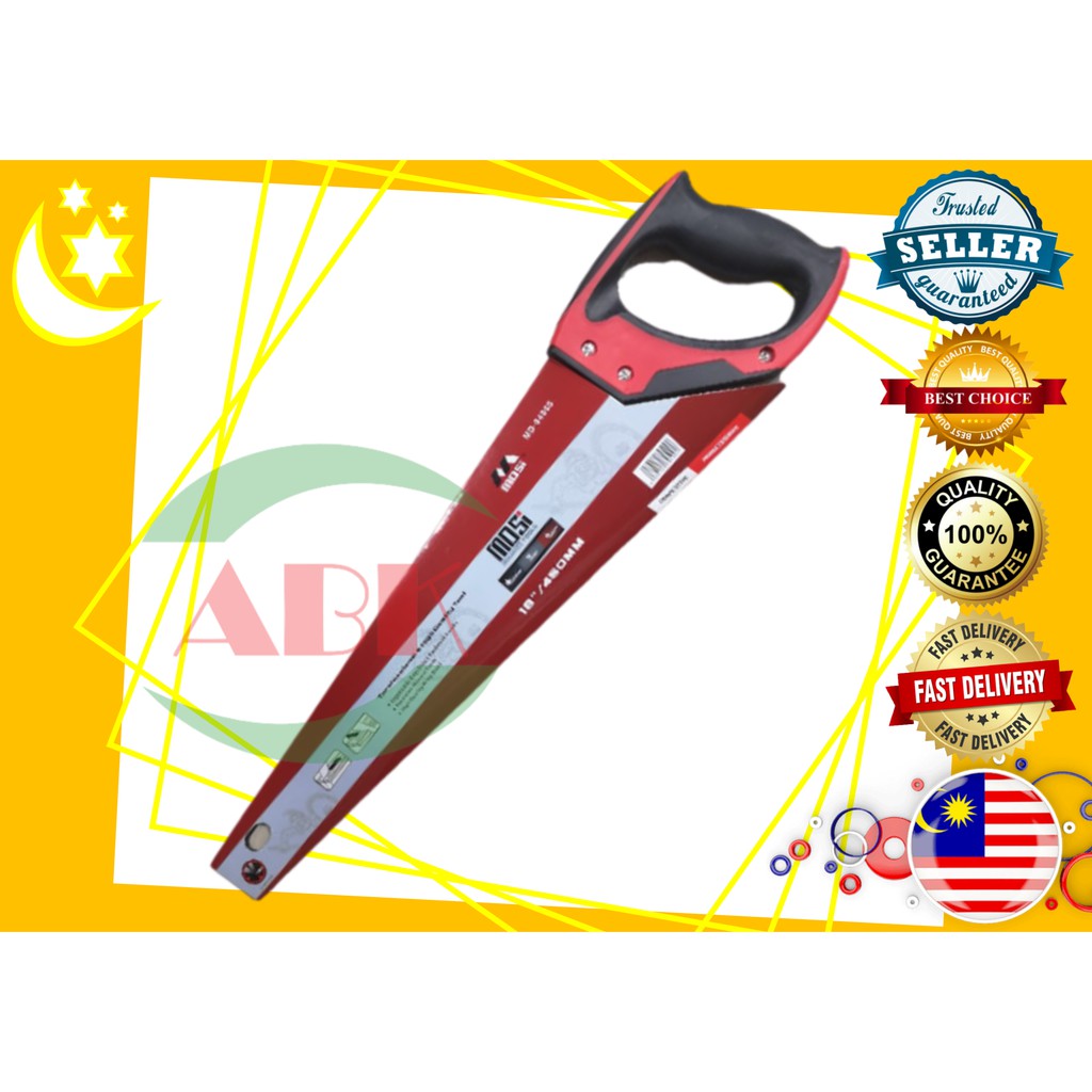 Mdsi 18 Inch 450mm Two Angles Hand Saw Gergaji Tangan Md 04065 Shopee Malaysia