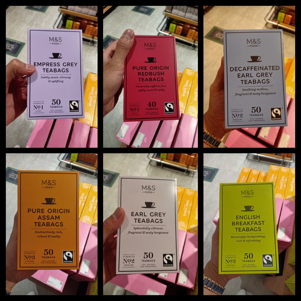 [Original] Marks&Spencer(M&S)Tea Redbush / Ceylon / Kenyan / English Breakfast / Earl Grey