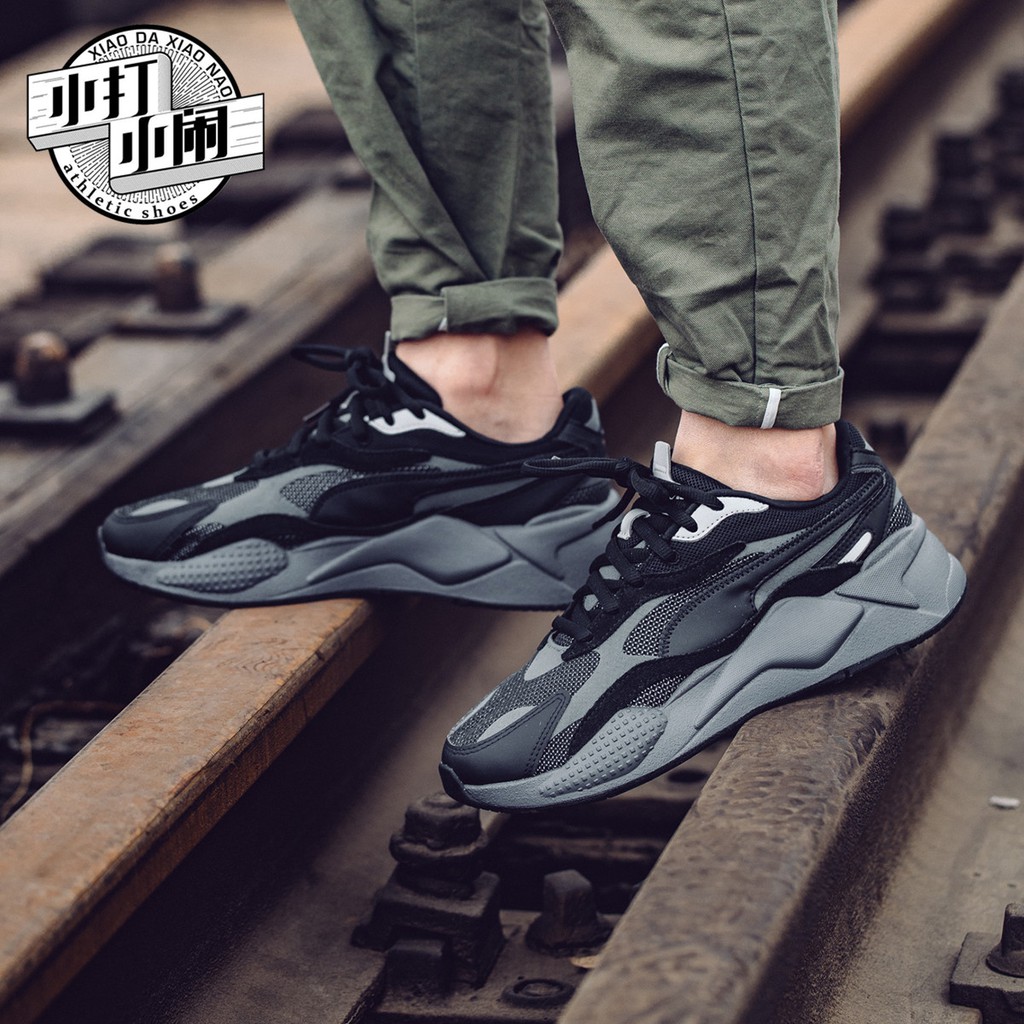 puma rs x3 puzzle black mens