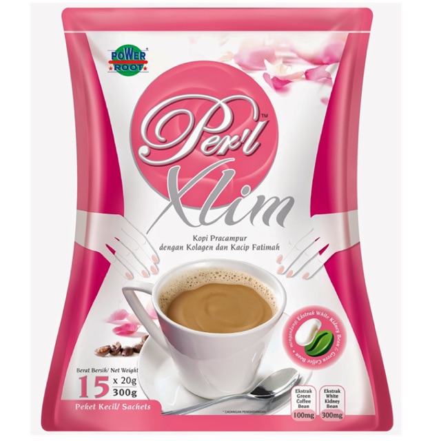 POWER ROOT - Per'l Xlim Coffee with Collagen and Kacip ...