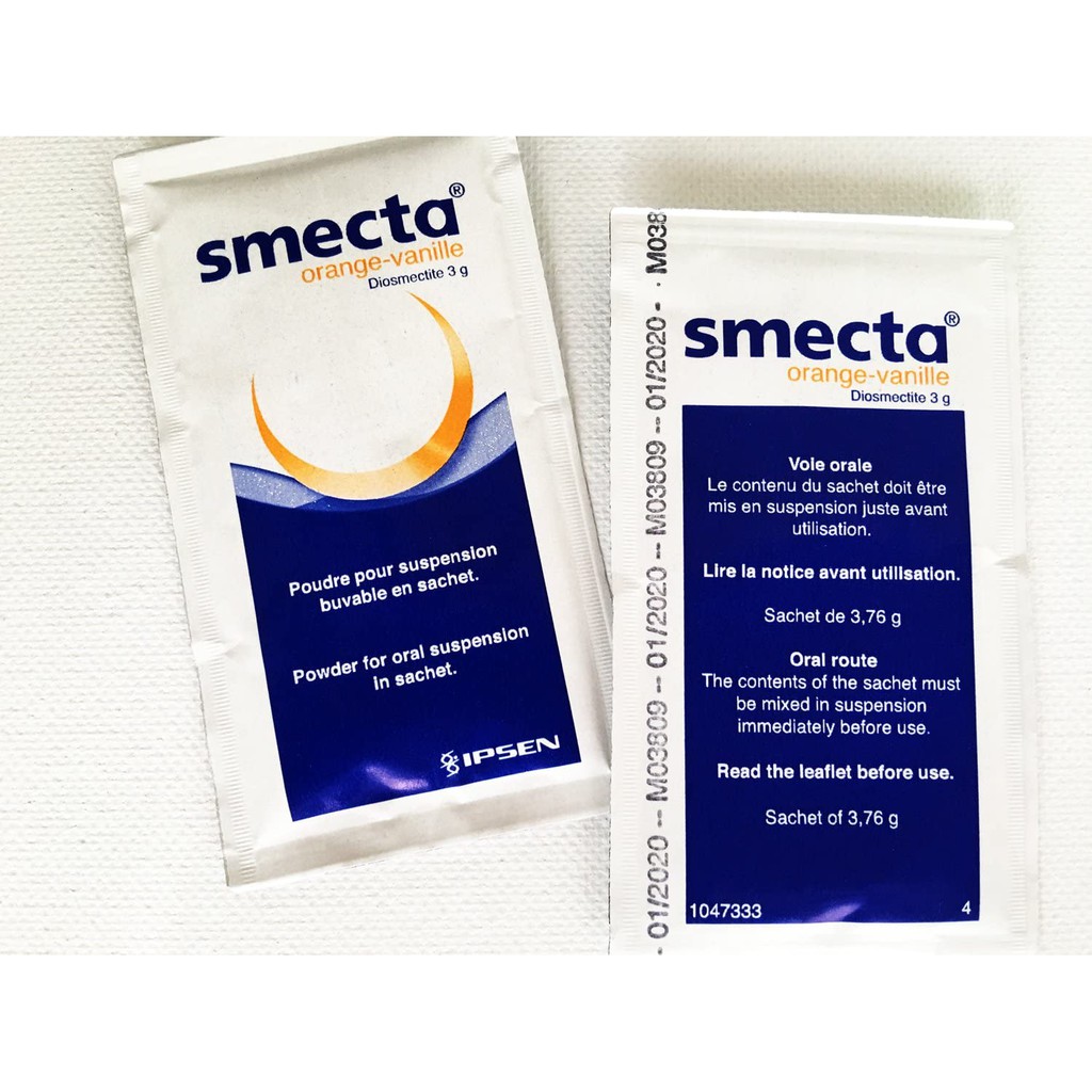 Smecta Anti Diarrheal Orange Vanilla Strawberry Flavour 12 S Shopee Malaysia