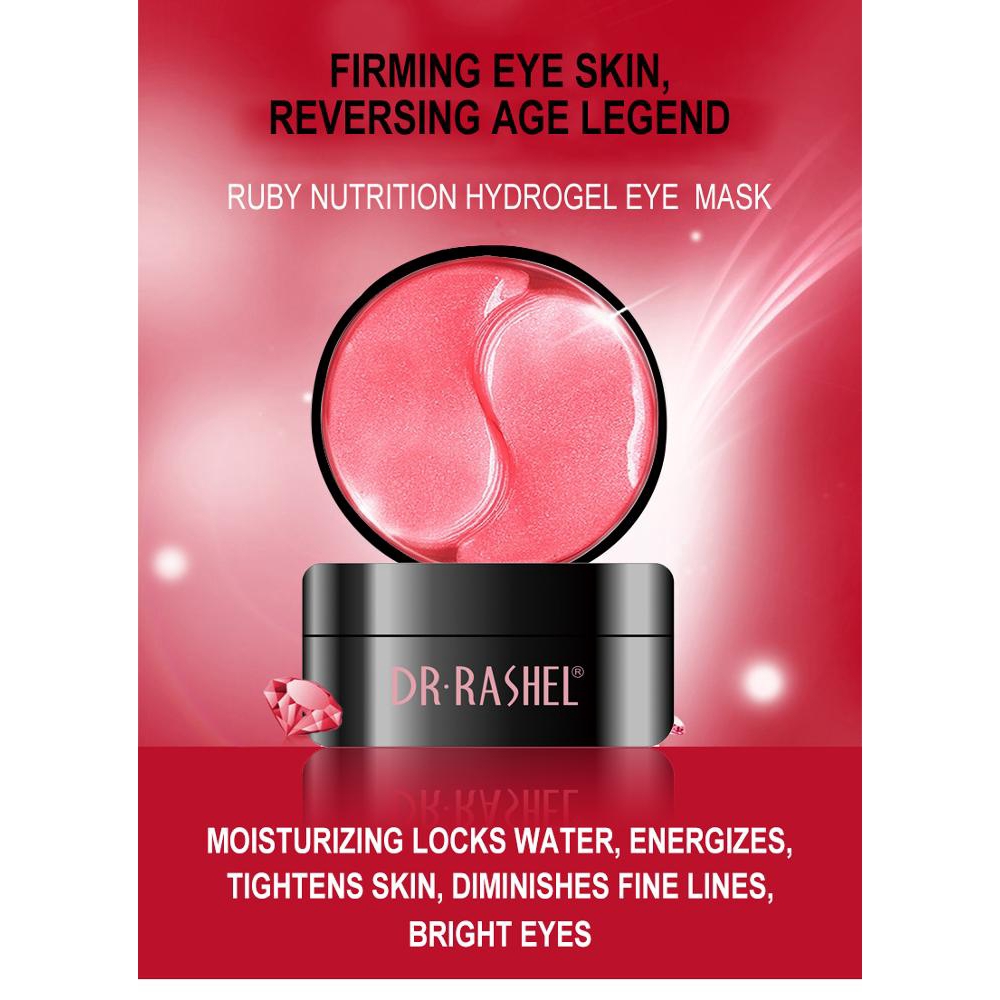 DR.RASHEL RUBY NUTRITION HYDROGEL EYE MASK 60PCS | Shopee Malaysia