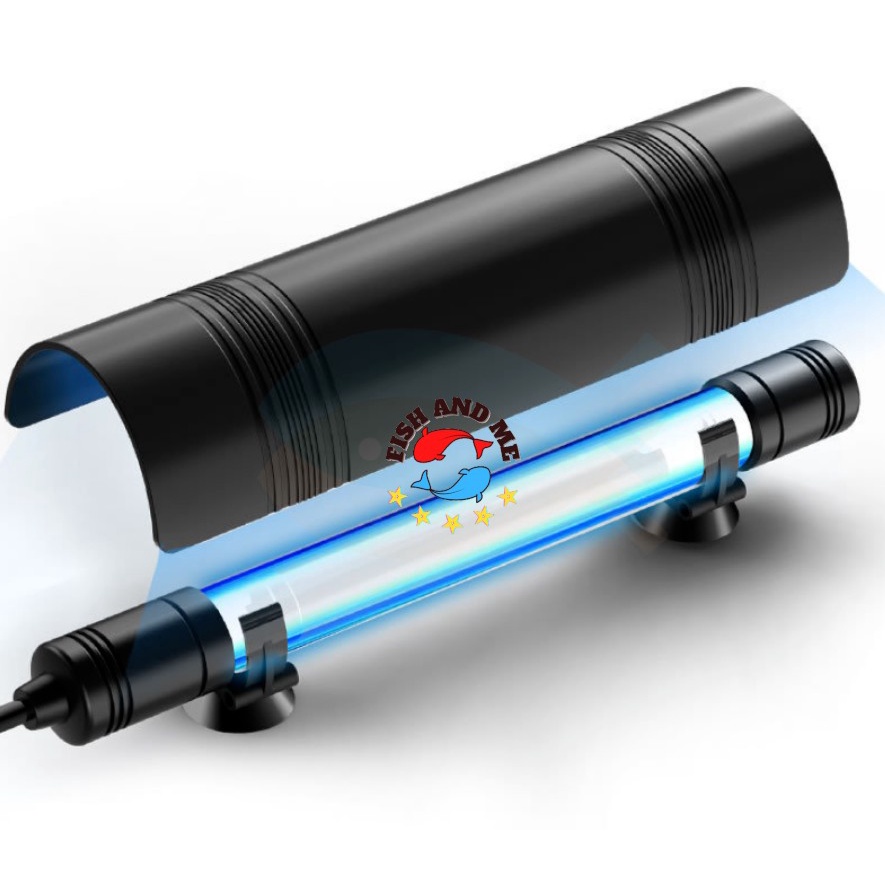 Ready Stock Sunsun Auv 14b 08b Uv C Aquarium Uv Light With Cover