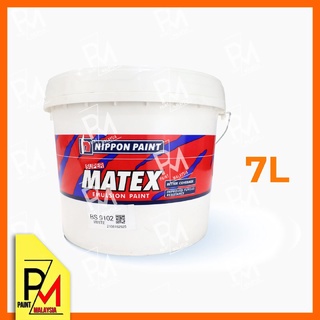 NIPPON PAINT Super Matex 9102 White 7L Emulsion Paints Ceiling Wall ...