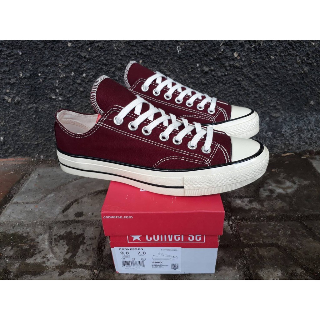 converse 70s burgundy