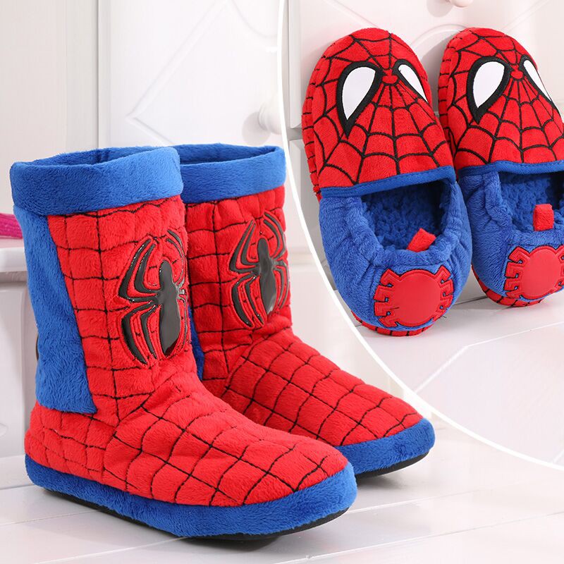 spiderman slipper boots