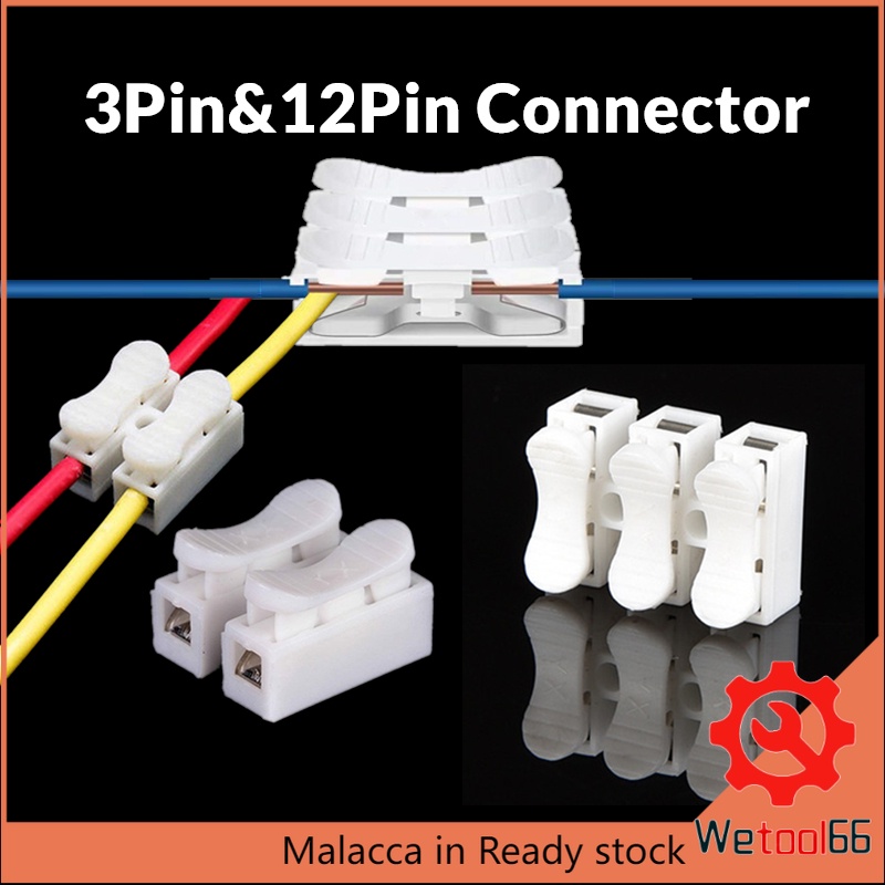 3pin 12pin Connector Fast Wire Connector Clip Electrical Cable 