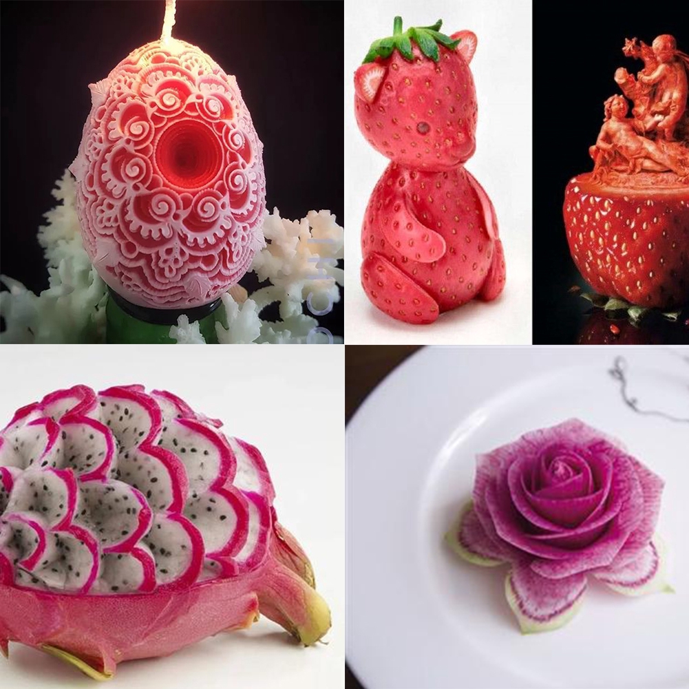 46pcs Cutting Kitchen Diy For Vegetable Fruit Home Restaurant Easy
