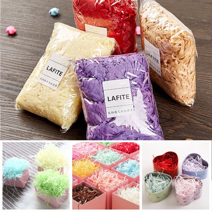 Tissue Paper Bags Filler Gift Fit Pack 100g Box Wrap Package Shredded