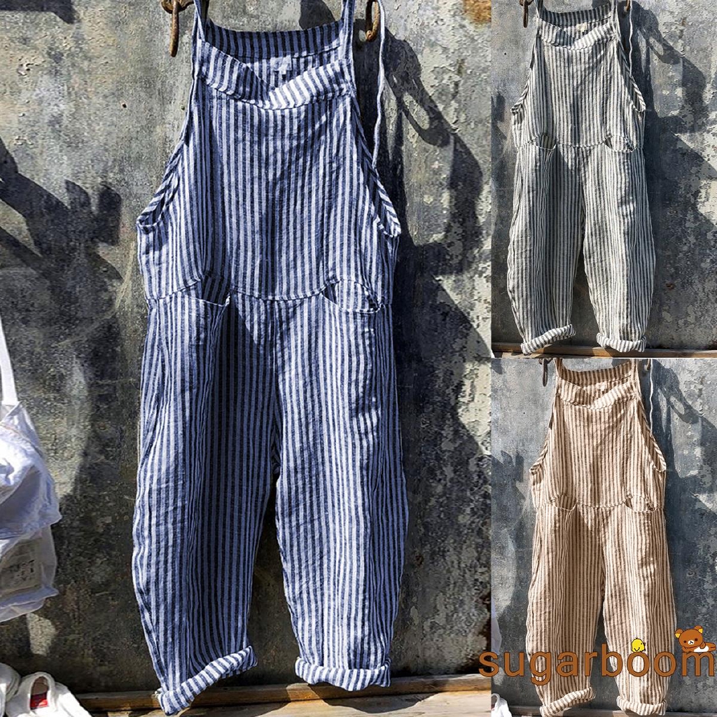 linen dungarees ebay