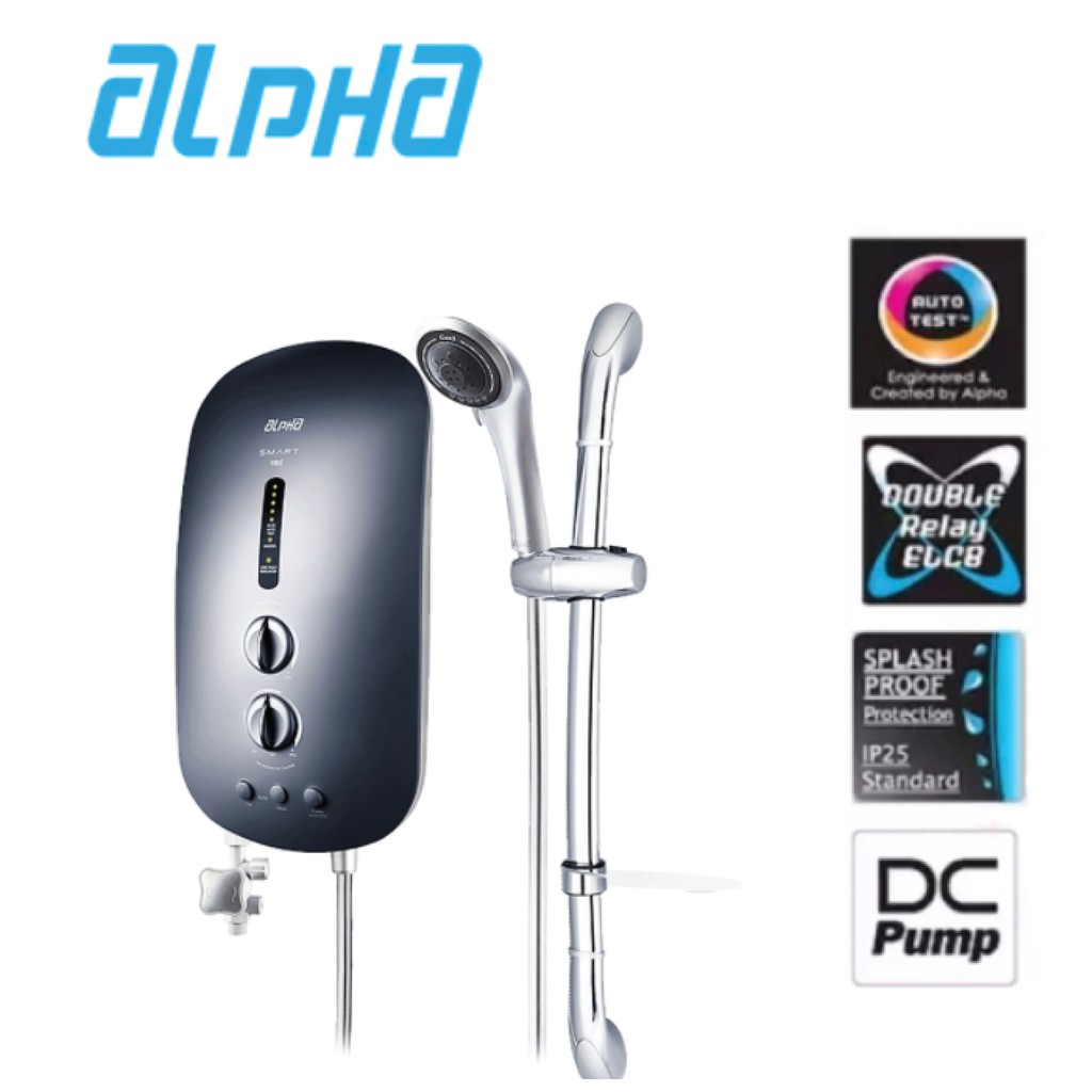 ALPHA Inverter DC pump WATER HEATER SMART 18I black Shopee Malaysia
