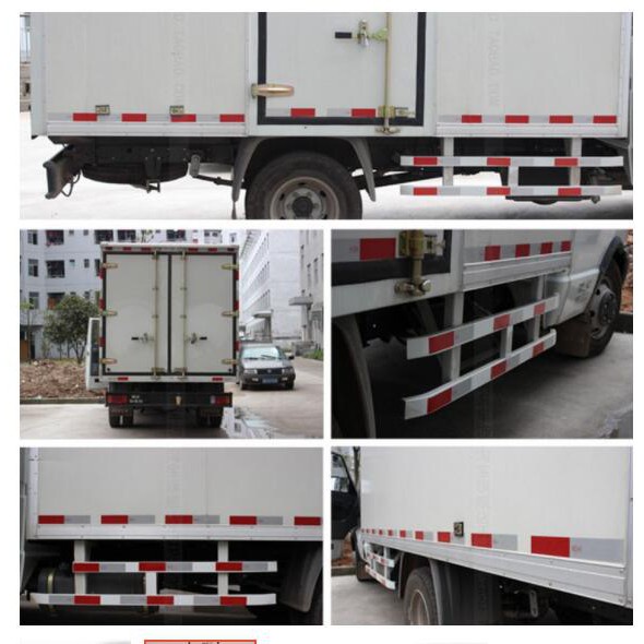 1pcs Truck Reflective Warning Sticker Body Red and White Warning Label Sticker Trailer Night Reflective Sticker 5×30cm