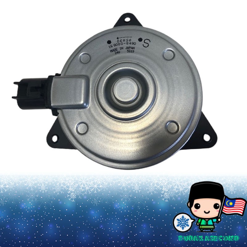 ふじもん TOYOTA PRIUS RADIATOR FAN MOTOR S DENSO 168000-8980 16363